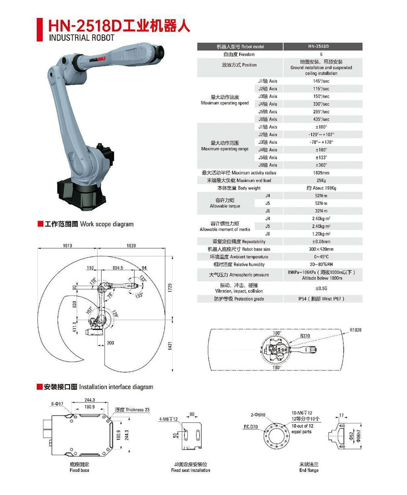 HN-2518D工業(yè)機(jī)器人